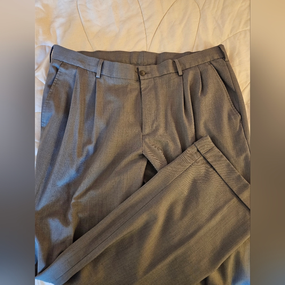 Gray dress pants